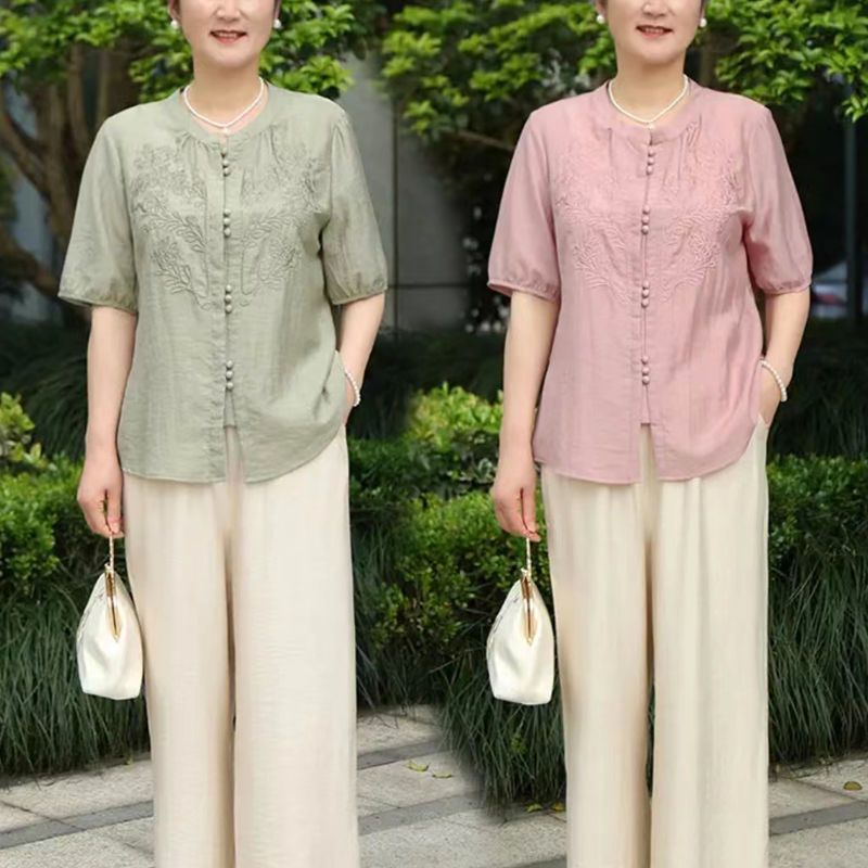 ชุดแม่แบบจีนปักลายใหม่ปี 2026  - Women Fashion Over 60 บทวิจารณ์และราคา
